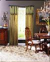 . Style Ripplefold Functional Draperies -- Pole Mounted -- Lake Worth Florida Condominium--