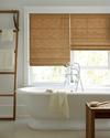 Flat Roman shades/blinds for this elegant Palm Beach Gardens Bathroom in Florida