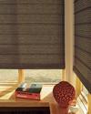 Flat Fabric Roman Shades/blinds  in interesting fabric -- South Palm Beach