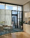 Hunter Douglas Duette Vertiglide Window Shades/Blinds in Modern Kitchen -- Boynton Beach Florida