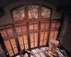 Extraordinary Stained Word Plantation Shutters in Manalapan Florida Mansion