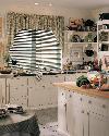 Shirred Top Treatment with Cascades and mini-blinds -- West Palm Beach Florida