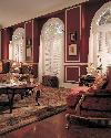 Horizontal Lightlines Mini-Blinds-- Jupiter Florida Traditional Setting