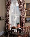 Tieback drapery with Luminette Window Shadings Blinds/Shades -- Greenacres Residence