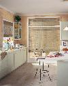 Hunter Douglas Woven Wood Blinds/Shades In Kitchen -- West Palm Beach Residence