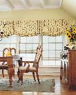 Pleated Shade/Blind With Soft Roman Shade Top Treatment -- Wellington Florida Living Room