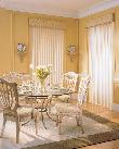 Window Treatments For Sliding Glass Patio Doors Sliding Glass Door Verticals/Vertical Blinds Lake worth Florida dining room add the perfect touch