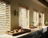 Hunter Douglas Silhouette PowerView Motorized Remote Control Shades In Lake Worth Kitchen -- Florida