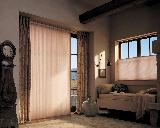 Hunter Douglas Duette Vertiglide Blinds/Shades  With Drapery Panels and Top/down Bottom/up Shade-- West Palm Beach