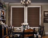 Honeycomb Window Shades/Blinds with casual drapery panels -- Jupiter/Tequesta Residence