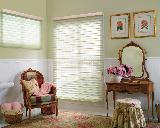 Hunter Douglas Silhouette  Window Shade Featured in a Delray Beach Florida Apartment Bathroom