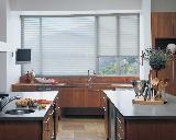 Hunter Douglas Silhouette PowerView Motorized Window Shades/Blinds -- Gorgeous Modern Kitchen Jupiter Florida Oceanfront Home