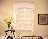 Hunter Douglas Vignette Window Shades/Blinds with a shaped cornice-- Highland Beach Residence