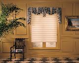 Swag Top Treatment with Vignette Window Shades/Blinds-- Boca Raton home