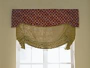 soft casual Roman shadebelow shaped cornice -- Lantana Florida