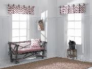 Top Treatment with tab tops -- Delray Beach Florida Residence
