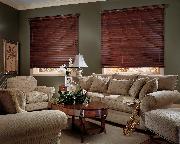 Dark Horizontal Wood Blinds--West Palm Beach