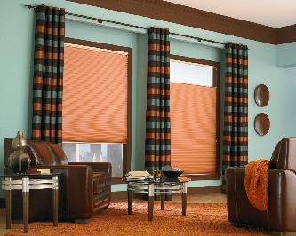 Duette Honeycomb Cellular Shades With Top Down Feature for Wellington Florida Residence