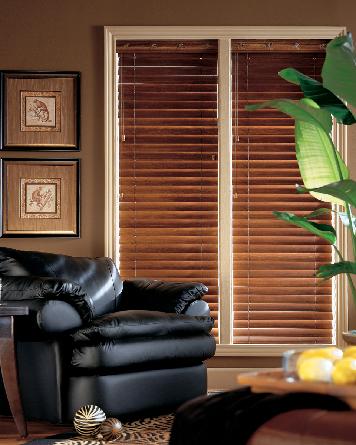 Hunter Douglas Faux Wood Blinds in Tequesta/North Palm Beach Florida Home