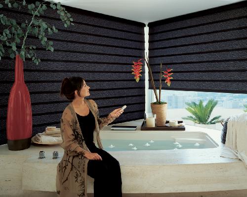 Remote Control Automated Electric Window Shadings-- Motorized Hard Wire and Battery Operated -- West Palm Beach Florida